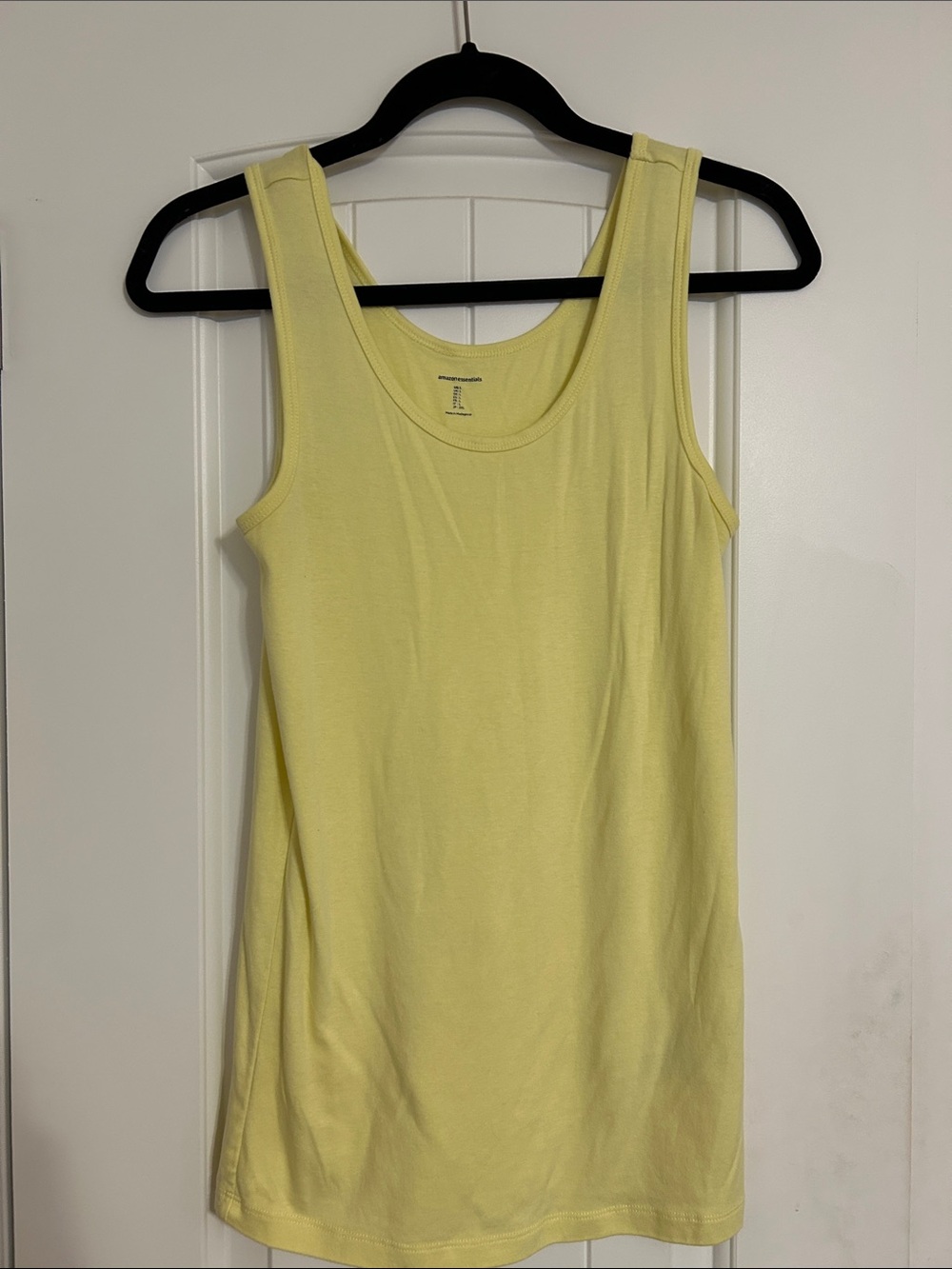 Amazon Light Yellow Scoop Neck Tank and Skort